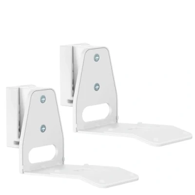 Abbildung von Sat Fox Wandhalter passend für SONOS Era300 Wandhalterung 2er Set, Neigbar, Schwenkbar, Platzsparend, Perfekt einstellbar mit Kabelmanagement (Weiss)