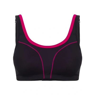 Abbildung von Susa Sport BH ohne Bügel 7897 (70 F Schwarz Pink)