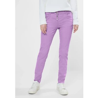 Abbildung von Cecil SLIM FIT Stoffhose, Damen, Größe: 33x30, Lila