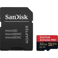 Abbildung von SanDisk microSDXC Extreme Pro, 32 GB, 100 MB/s, A1 U3 + SD Adapter