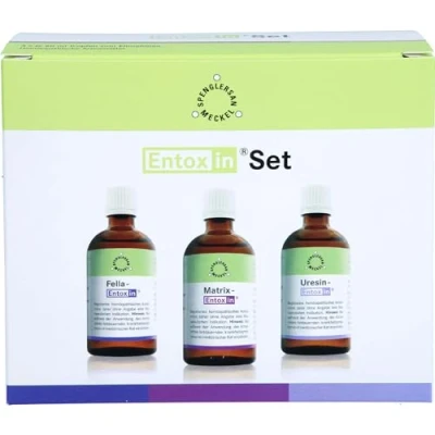 Abbildung von Entoxin Set Tropfen 3X50 ml