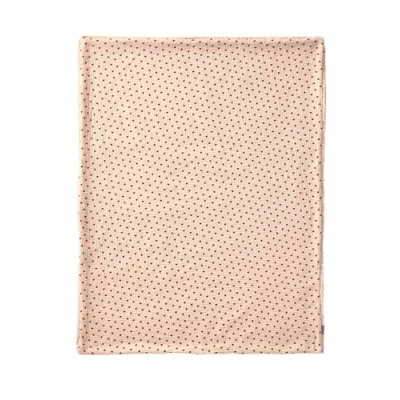 Abbildung von Vertbaudet Baby Wende Decke, Musselin &amp; Webpelz Lovely Leo Oeko Tex rosa Bedruckt 75X100