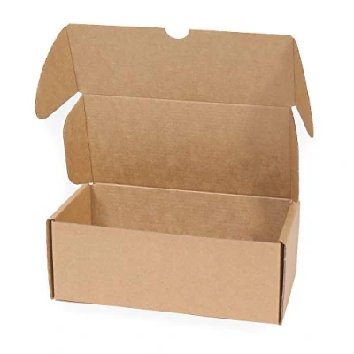 Abbildung von Only Boxes Karton aus Wellpappe, für Postversand, selbstaufbaubar, zur Aufbewahrung, Größe L, 20 x 9 7 cm, Stück