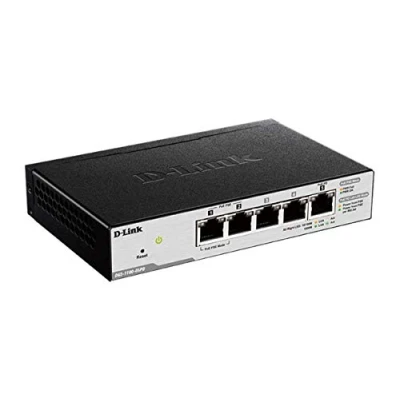 Abbildung von D Link DGS 1100 05PD 5 Port Gigabit PoE Smart Managed Switch (10/100/1000 Mbit/s, ohne externen Stromanschluss)