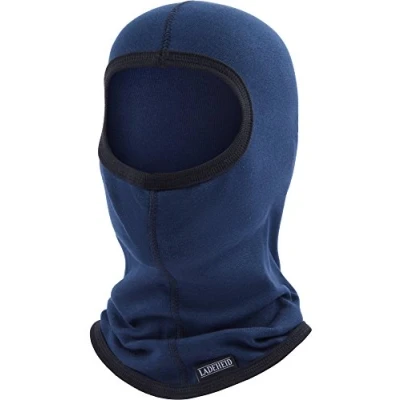 Abbildung von Ladeheid Motorrad Ski Snowboard Maske Sturmhaube Silverplus Thermoaktiv LA 127, Dunkelblau, X Small /