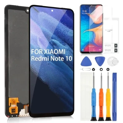 Abbildung von ARSSLY OLED LCD Display für Xiaomi Redmi Note 10 M2101K7AI M2101K7AG 6,43 Zoll Bildschirm Ersatz Touch Digitizer Montage mit Werkzeugen