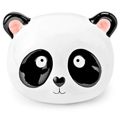 Abbildung von Mousehouse Gifts Spardose Pandakopf klassisch niedlich für Mädchen und Jungen 16 x 14 13 cm