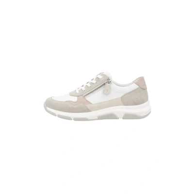 Abbildung von Remonte Damen Low Top Sneaker D1S03, Frauen Halbschuhe,lose Einlage,straßenschuhe,Strassenschuhe,Sportschuhe,Freizeitschuhe,Weiss Kombi (81),43 EU