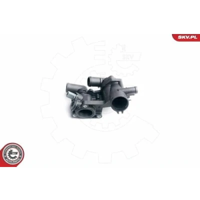 Abbildung von ESEN SKV 20SKV020 Kühlwasserthermostat 87C mit Dichtung Gehäuse VOLKSWAGEN: Polo IV Schrägheck, Limousine, SKODA: Fabia 1 Combi