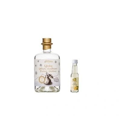 Abbildung von Prinz Winter Williams Christ Birne 0,5l 40% Vol. + 1 Alte Sorte Probe 0,02l