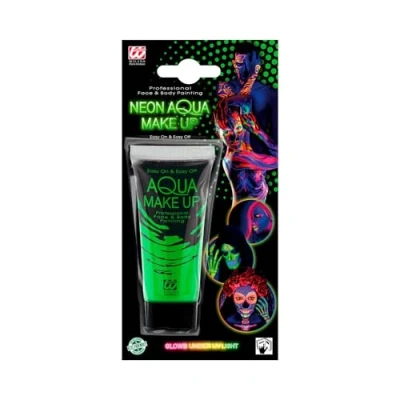 Abbildung von Widmann S.r.l. Theaterschminke Aqua Make up Tube 30 ml, Neon Grün