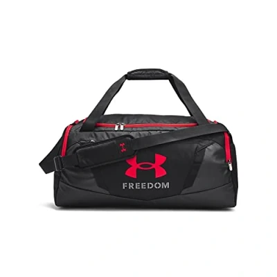 Abbildung von Under Armour Unisex Contain Duo Duff MD, (007) schwarz/schwarz/rot, M, Undeniable 5.0 Seesack
