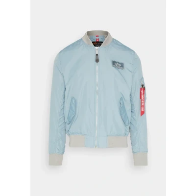 Abbildung von Alpha Industries MA1 Bomberjacke, Herren, Größe: Small, Grey blue