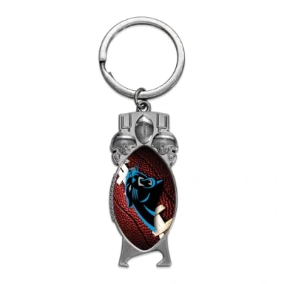 Abbildung von Rico Industries NFL Football Carolina Panthers geformter Flaschenöffner, Schlüsselanhänger, tolles Geschenk