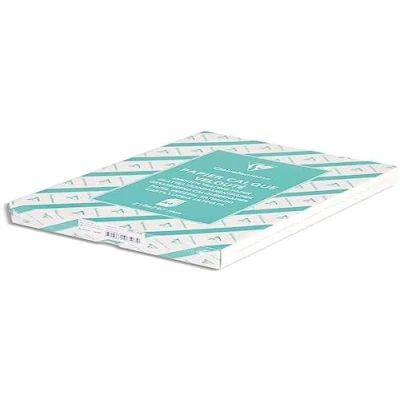 Abbildung von Clairefontaine 97133C Block geleimt Transparentpapier, 50 Blatt 90/95g DIN A4 21x29,7cm, ideal für technisches und kreatives Zeichnen, biologisch abbaubar recycelbar, 1 Stück