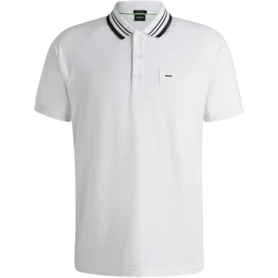 Abbildung von BOSS Paddy Poloshirt, Herren, Größe: Large, White