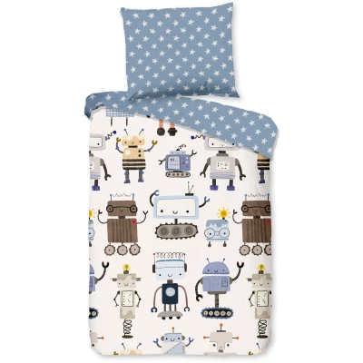 Abbildung von good morning Babybettwäsche, Renforcé, 2 teilig, Baumwolle, Baby, Kind, Mädchen, Einhorn, Regenbogen, Rosa