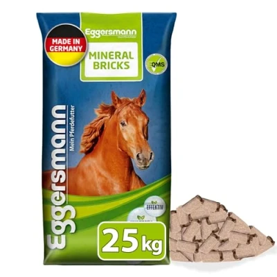 Abbildung von Eggersmann Mein Pferdefutter Mineral Bricks 25 kg Mineralfutter für Pferde Zur Unterstützung des Stoffwechsels &amp; Immunsystems mit Mineralstoffen Vitaminen