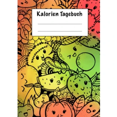 Abbildung von Kalorien Tagebuch: Buch zum Aufschreiben deiner täglichen Mahlzeiten und Kalorien, zur Hilfe beim Abnehmen