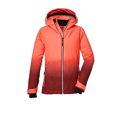 Abbildung von killtec Mädchen Skijacke wasserdicht/Funktionsjacke mit Kapuze und Schneefang KSW 183 GRLS SKI JCKT, koralle, 176, 39905 000
