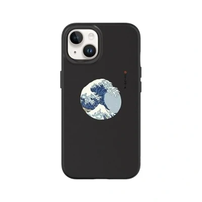 Abbildung von RhinoShield Case kompatibel mit [iPhone 13/14] SolidSuit Stoßdämpfende &amp; schlanke Schutzhülle Premium Finish 3.5 Meter Fallschutz Schwarz [Surge]