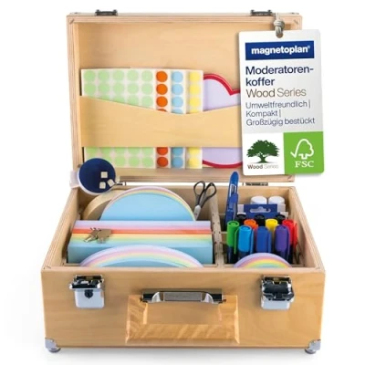 Abbildung von Magnetoplan Moderatorenkoffer Wood Series 1111949