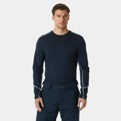 Abbildung von Helly Hansen Men&#039;s Lifa® Merino Midweight Crew Base Layer