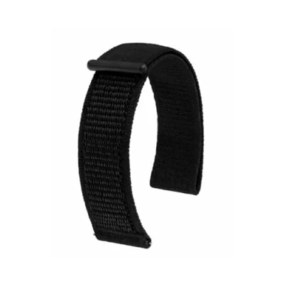 Abbildung von HIRSCH Vocem Uhrenarmband, weich, elastisch, vielseitig einsetzbar, 22 mm, Schwarz