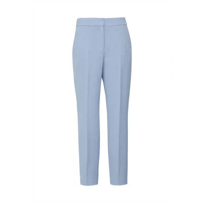 Abbildung von s.Oliver Black Label Ankle Stoffhose, Damen, Größe: 34, Himmelblau