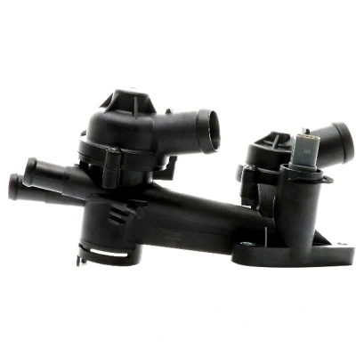 Abbildung von METZGER 4006245 Kühlwasserthermostat 85, 87 Kunststoff VOLKSWAGEN: Golf 5 Schrägheck, Touran I, Passat B6 Variant, AUDI: A3 Sportback