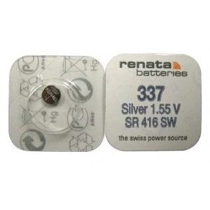 Abbildung von Renata 337 SR416SW 1 Pack x (10) Silber 1,55 V Made in Swiss