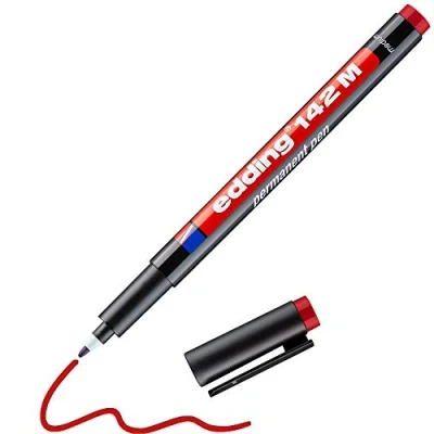 Abbildung von edding Folienstift 142 M Permanenter Folienschreiber grün