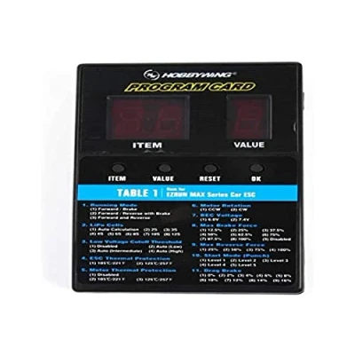 Abbildung von Hobbywing 30501003, Programmierbox, Schwarz
