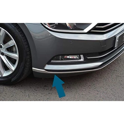 Abbildung von Vorderseite Stoßstangenabdeckung für Passat B8 (2016+), Chrom