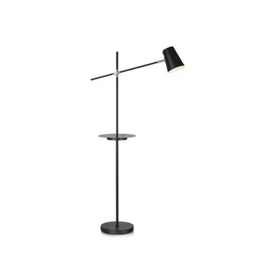 Abbildung von Stehleuchte Linear mit USB Ladestation, schwarz