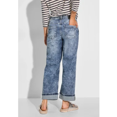 Abbildung von Cecil Jeans Straight Leg, Damen, Größe: 28x28, Blau