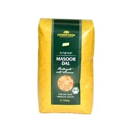 Abbildung von Cosmoveda BIO Masoor Dal (rote Linsen, geschält und halbiert), 1er Pack (1 x 500g)