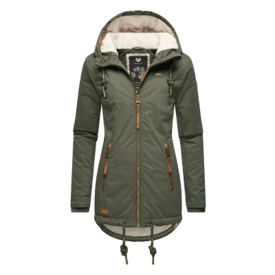 Abbildung von Ragwear Zuzka Wintermantel, Damen, Größe: XS, Dark olive