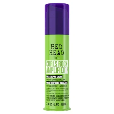 Abbildung von Bed Head by TIGI Curls Rock Amplifier Curl Shaping and Defining Cream with Anti Frizz Protection for Beautifully Enhanced Waves, 100ml ​