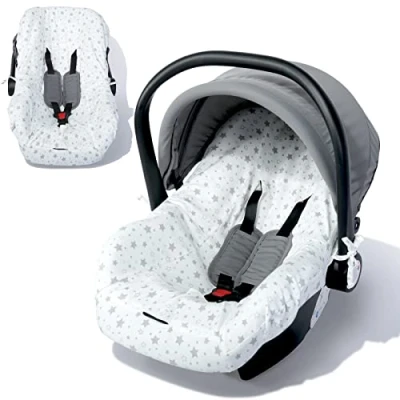 Abbildung von Orzbow Universal Bezug für Babyschale,Schutzbezug aus 100% Baumwolle,Perfekter Passform Babyschale (z.B. Maxi Cosi,CabrioFix,Pebble),Atmungsaktiv gegen Schwitzen, Maschinenwaschbar