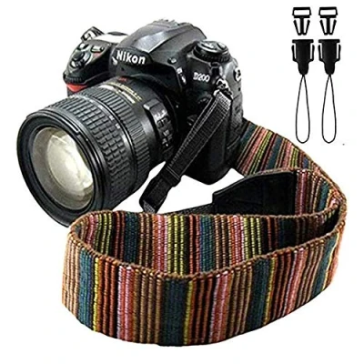 Abbildung von Dirky Kameragurt Bohemian style Schultergurt Tragegurt Kamerariemen Kamera Gurt f¨¹r alle DSLR Nikon Canon Sony Olympus Samsung Pentax Fujifilm.