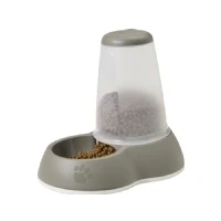 Abbildung von Savic Futter Silo Transparent&amp;Grau Hundefutternapf 32.5x21.5x29 cm...