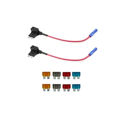 Abbildung von KOLACEN Automotive Car Truck 2 Stück 16 Gauge Add a Schaltung Sicherung TAP Adapter für normale Standard Blade Typ + 8 5Apm 7.5Apm10Apm 15Apm