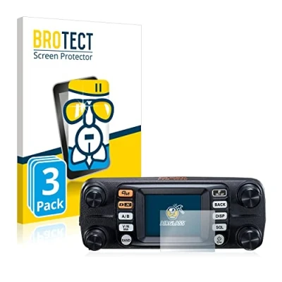 Abbildung von BROTECT Schutzglas für Yaesu FTM 300DE (3 Stück) Schutzfolie Panzer Folie Glas [Extrem Kratzfest 9H, Anti Fingerprint, Ultra Transparent]