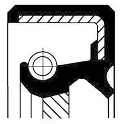 Abbildung von CORTECO 19027781B Wellendichtring, Differential
