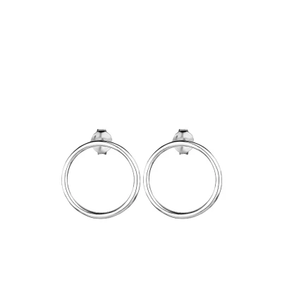 Abbildung von Elli Ohrringe Damen Basic Kreis Geo in 925 Sterling Silber