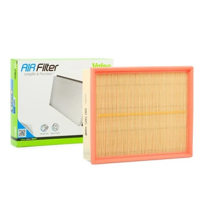 Abbildung von VALEO 585018 Luftfilter 55 213 253 Filtereinsatz mit Vorfilter AUDI: A4 B5 Avant, A6 C5 Limousine, VOLKSWAGEN: Passat GP Variant
