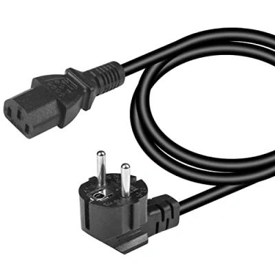 Abbildung von 1.5m Netzkabel 3 Polig 10A 250V Kabel Ac Plug, Netzstecker Pc Computer Power Cable Standard Gerade, Stromkabel Cord Powercon Stecker für Rice Cooker Desktop Beamer