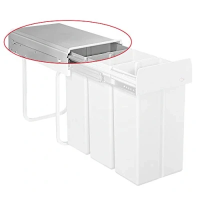 Abbildung von WESCO Einbaumülleimer WESCO® Ersatzdeckel, alu grau Zubehör