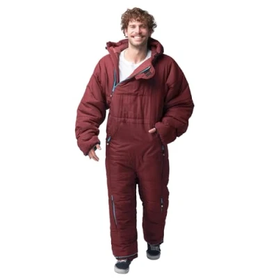 Abbildung von Selk&#039;bag Unisex Erwachsene Schlafsack Original 6G Papageientaucher, Größe M, Blau, Burgundy Earth, L